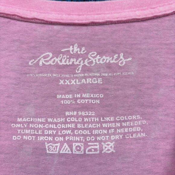 The Rolling Stones Hackney Diamonds Pink Rock T-Shirt Size XXXL - Picture 4 of 4